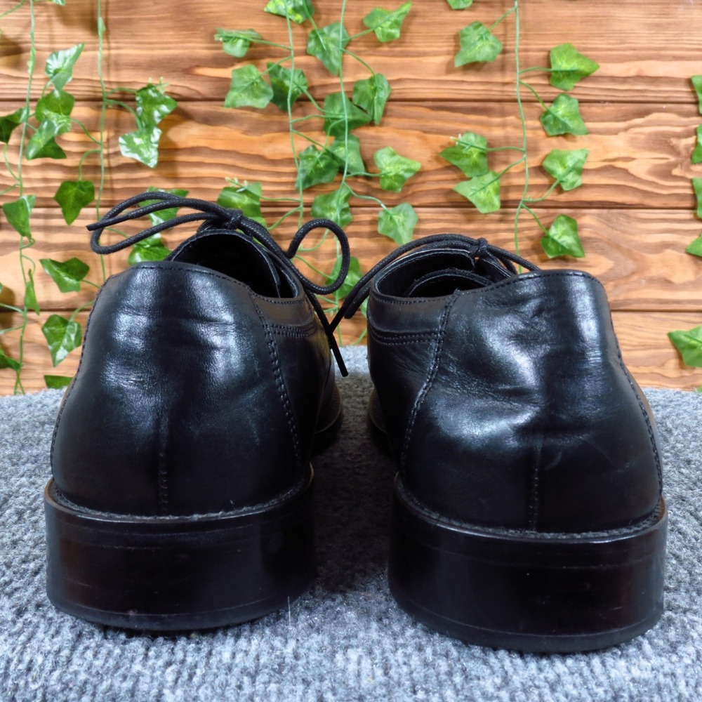 Johnston & Murphy J. Murphy Mens Cap Toe Derby Size 9M Formal Dress Shoe Black - Picture 5 of 9